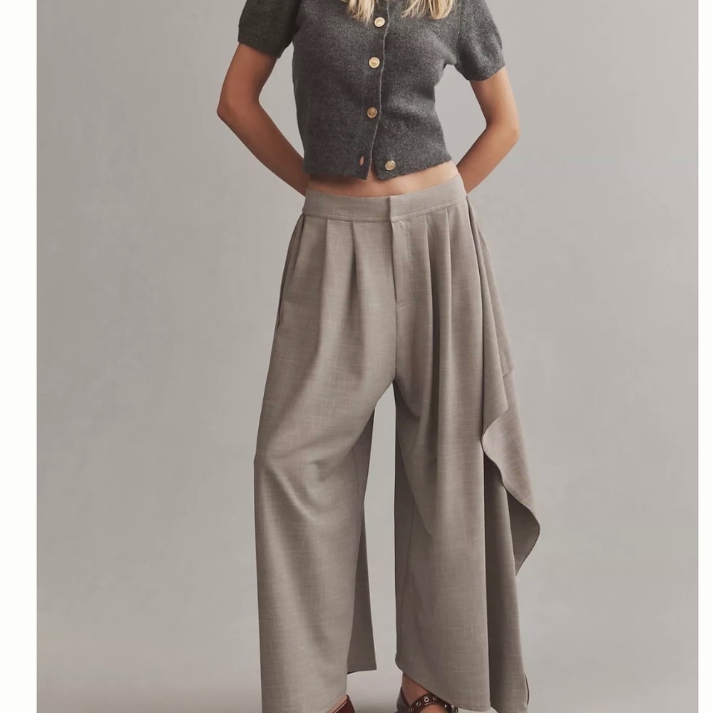 Maeve draped volume trousers